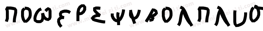 PowerSymbolPlus Regu字体转换